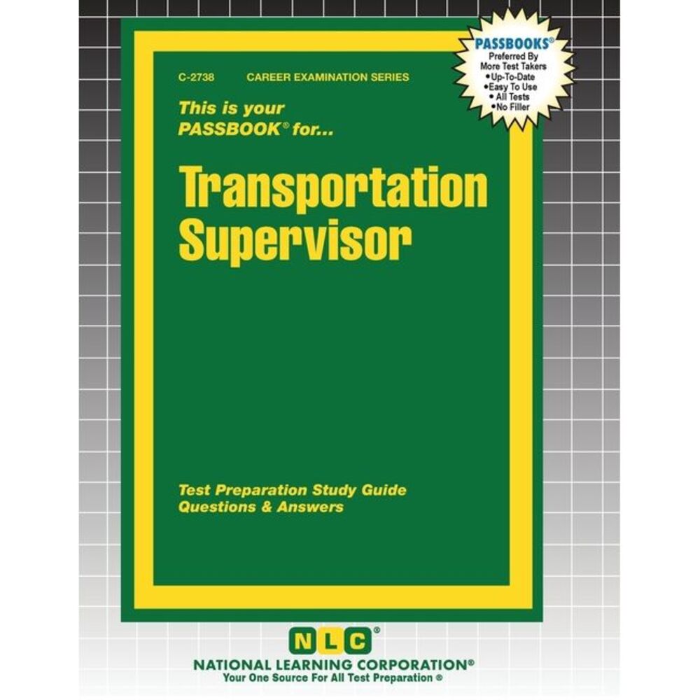 Transportation Supervisor -- Passbooks